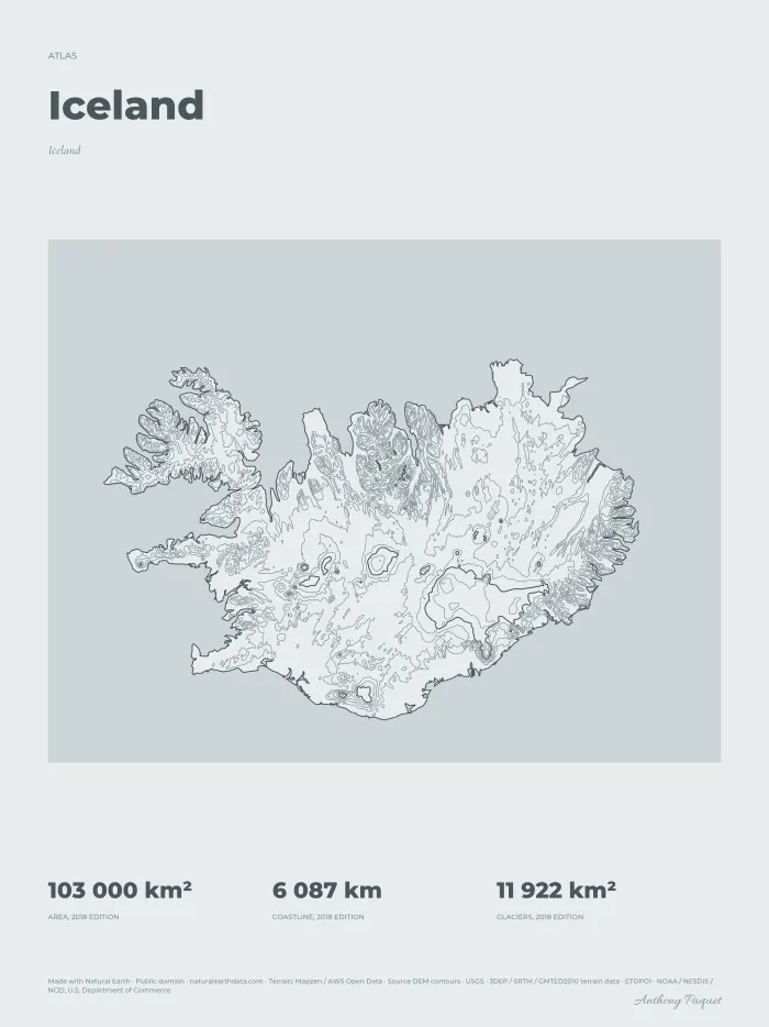 Iceland, art print — digital preview