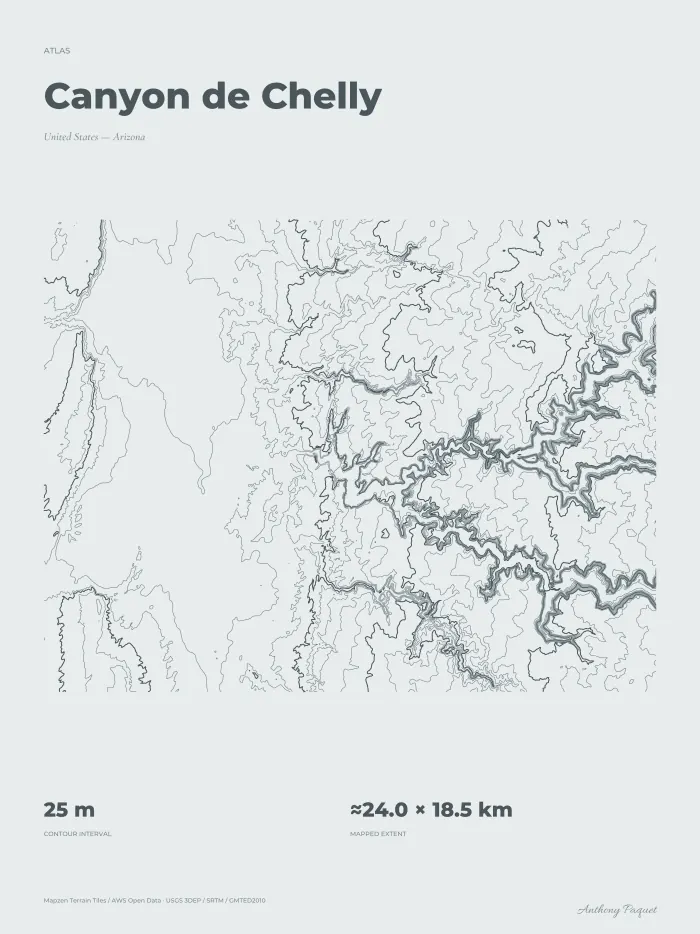 Canyon de Chelly, art print — digital preview