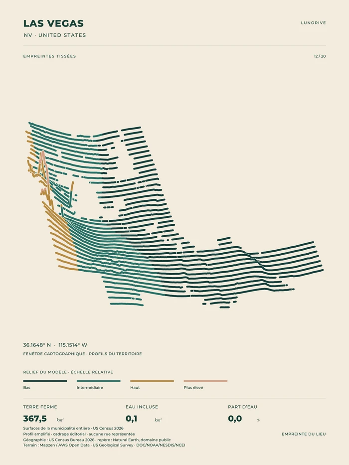 Las Vegas, art print — digital preview
