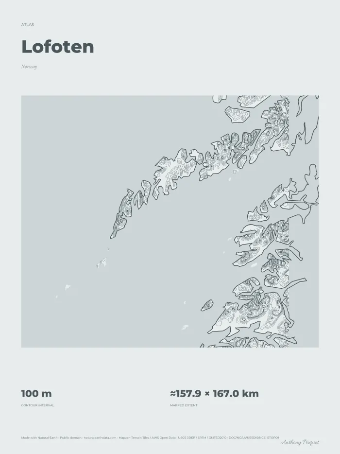 Lofoten, art print — digital preview