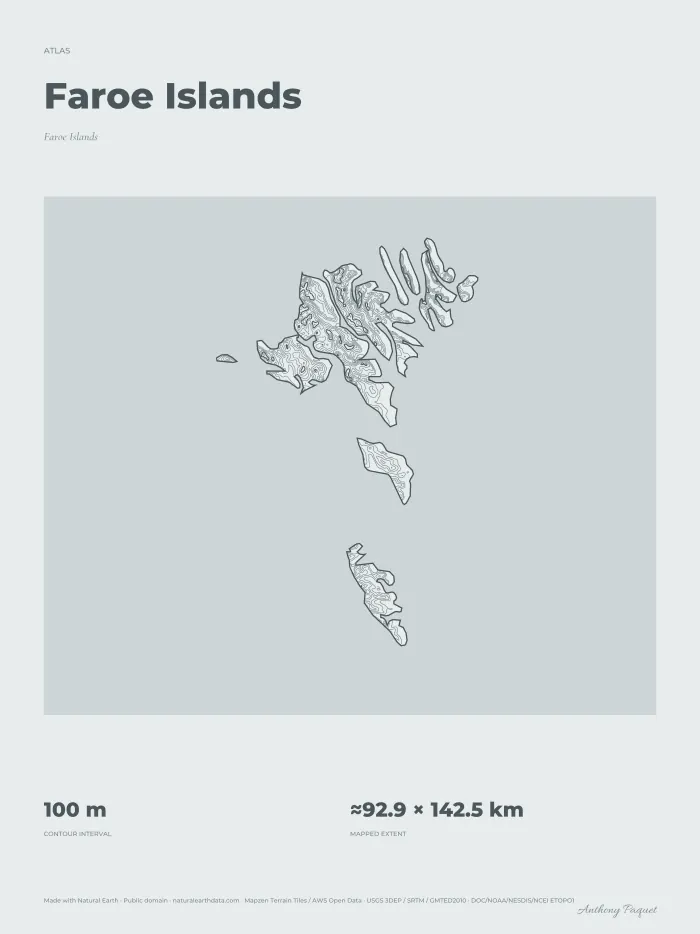 Faroe Islands, art print — digital preview